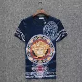 versace vintage logo-print t-shirt cool planet blue